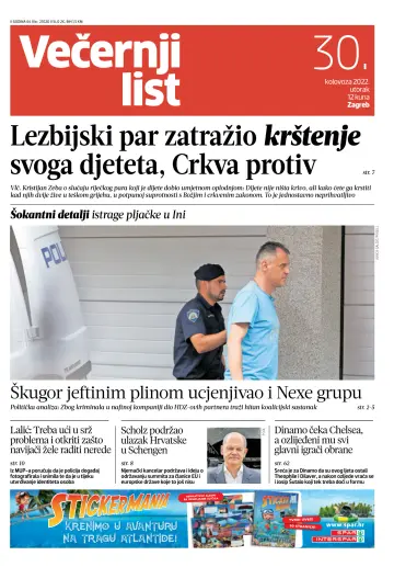 Večernji list - Zagreb - 30 Aug 2022