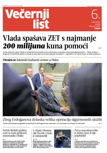 Večernji list - Zagreb - 6 Sep 2022