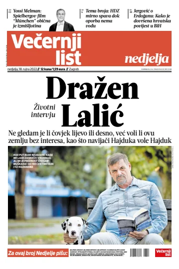 Večernji list - Zagreb - 18 Sep 2022