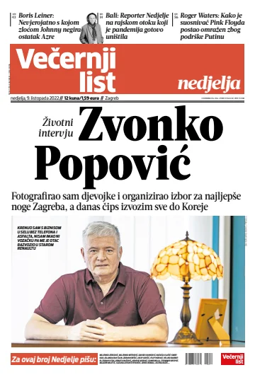 Večernji list - Zagreb - 9 Oct 2022
