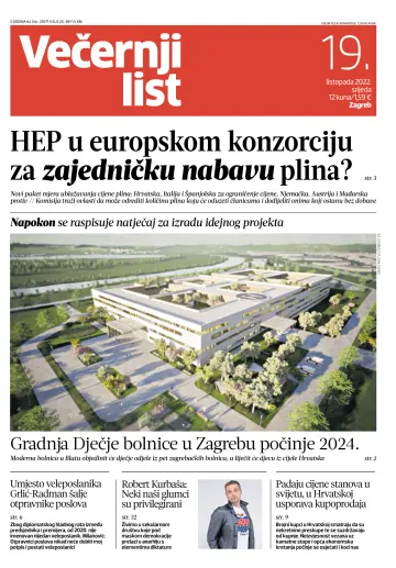Večernji list - Zagreb - 19 Oct 2022