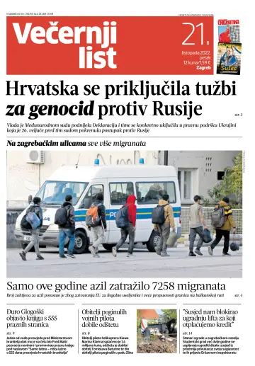 Večernji list - Zagreb - 21 Oct 2022