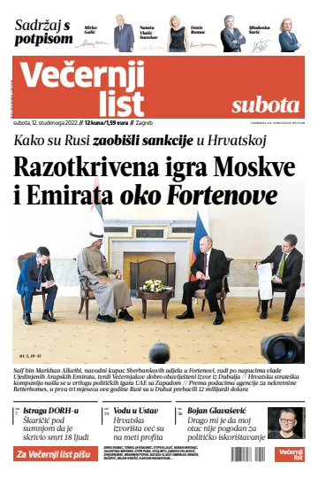 Večernji list - Zagreb - 12 Nov 2022