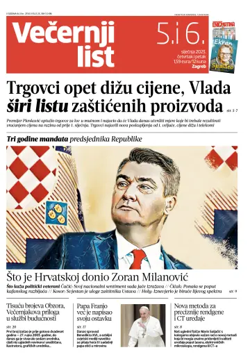 Večernji list - Zagreb - 5 Jan 2023