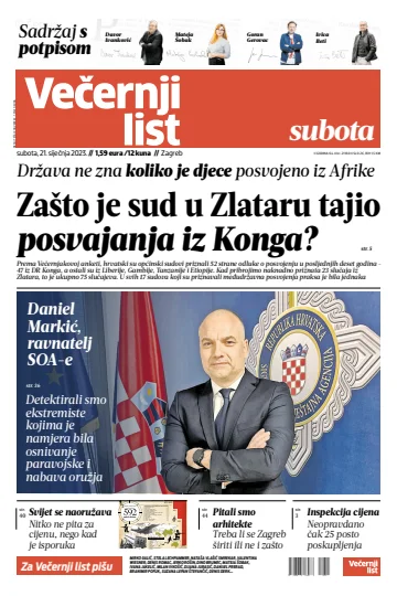 Večernji list - Zagreb - 21 Jan 2023