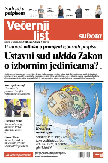 Večernji list - Zagreb - 4 Feb 2023