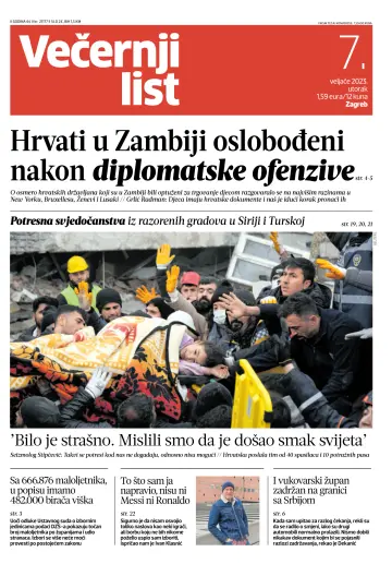Večernji list - Zagreb - 7 Feb 2023