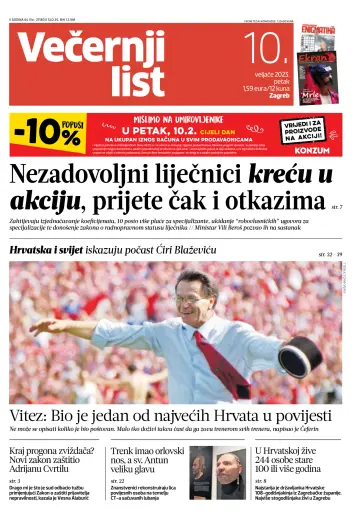 Večernji list - Zagreb - 10 Feb 2023