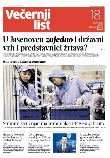 Večernji list - Zagreb - 18 Apr 2023