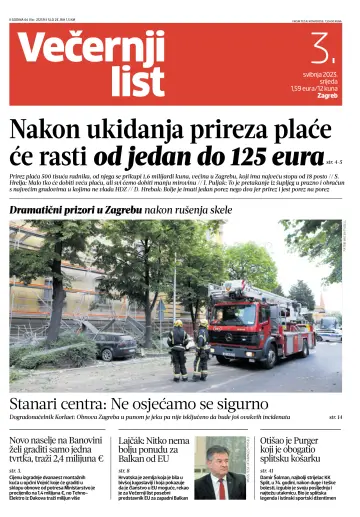Večernji list - Zagreb - 3 May 2023
