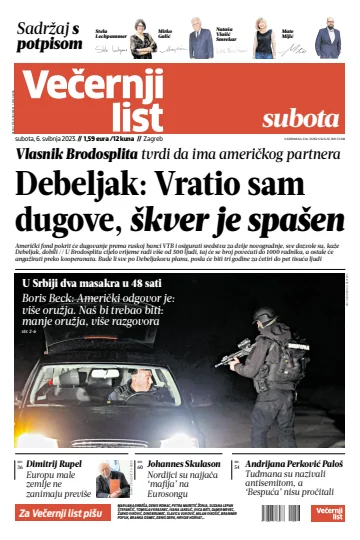 Večernji list - Zagreb - 6 May 2023