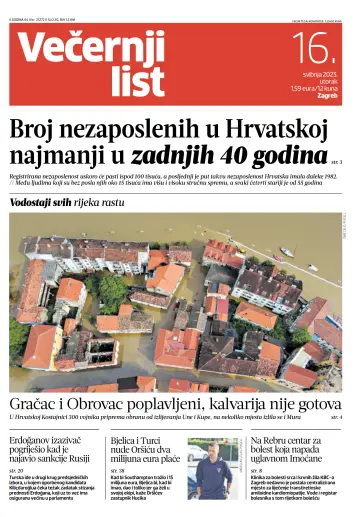 Večernji list - Zagreb - 16 May 2023