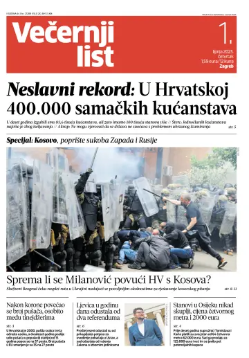 Večernji list - Zagreb - 1 Jun 2023