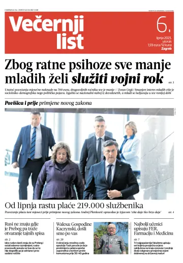 Večernji list - Zagreb - 6 Jun 2023