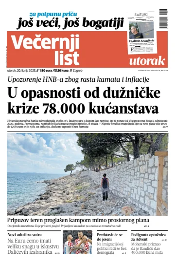 Večernji list - Zagreb - 20 Jun 2023