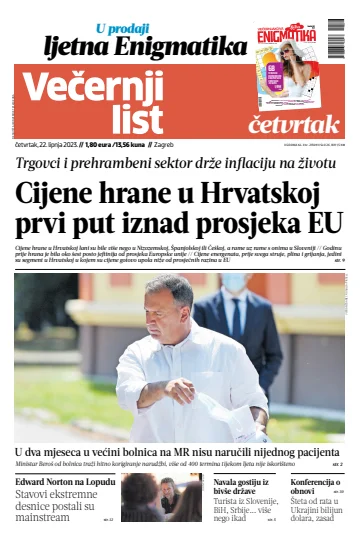 Večernji list - Zagreb - 22 Jun 2023