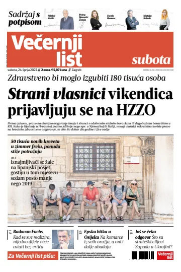Večernji list - Zagreb - 24 Jun 2023