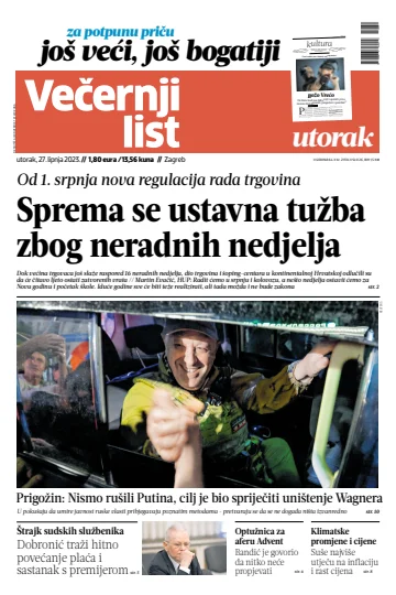 Večernji list - Zagreb - 27 Jun 2023