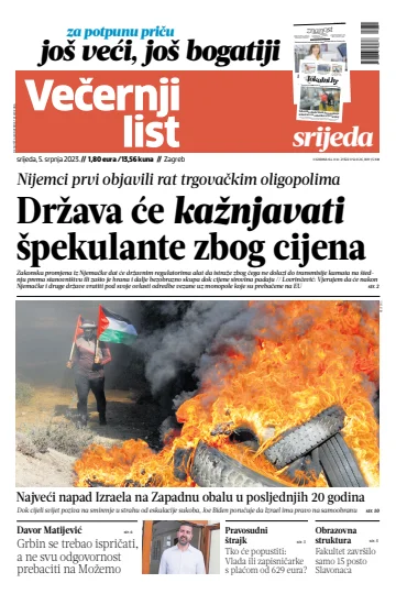 Večernji list - Zagreb - 5 Jul 2023