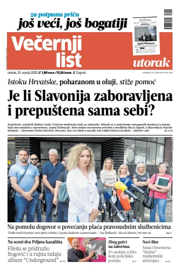 Večernji list - Zagreb - 25 Jul 2023