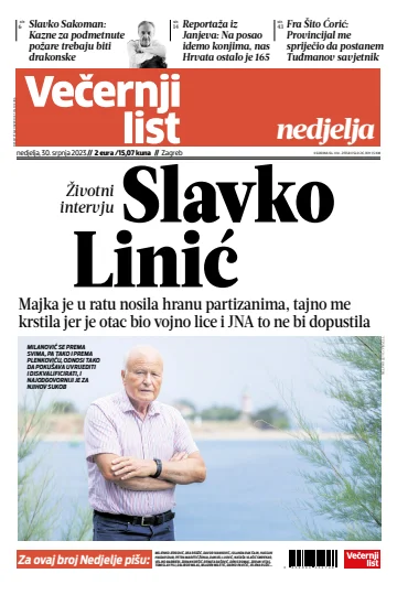 Večernji list - Zagreb - 30 Jul 2023