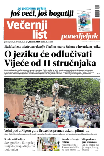 Večernji list - Zagreb - 31 Jul 2023