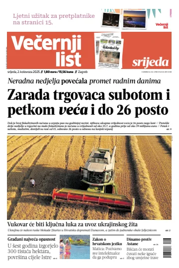 Večernji list - Zagreb - 2 Aug 2023