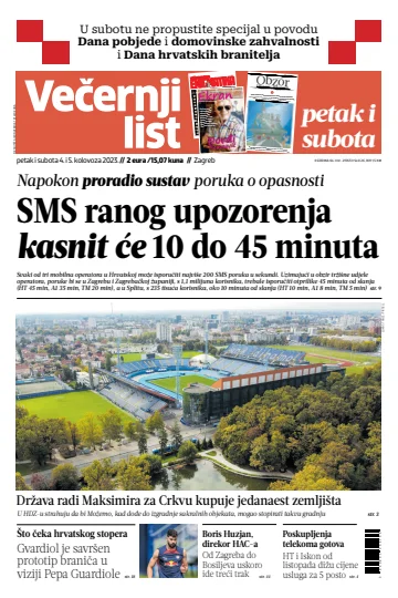 Večernji list - Zagreb - 4 Aug 2023