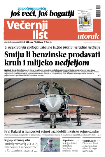 Večernji list - Zagreb - 8 Aug 2023