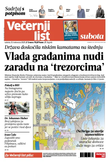 Večernji list - Zagreb - 12 Aug 2023