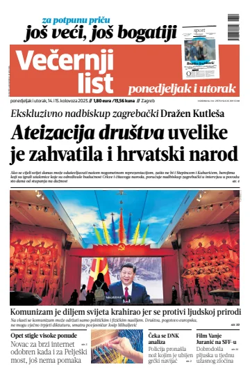 Večernji list - Zagreb - 14 Aug 2023