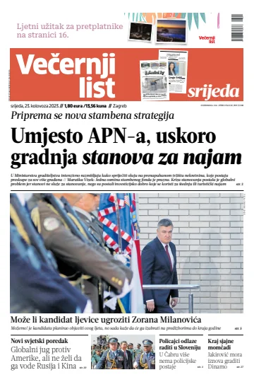 Večernji list - Zagreb - 23 Aug 2023