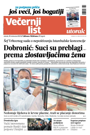 Večernji list - Zagreb - 29 Aug 2023