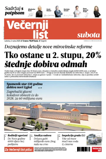 Večernji list - Zagreb - 2 Sep 2023