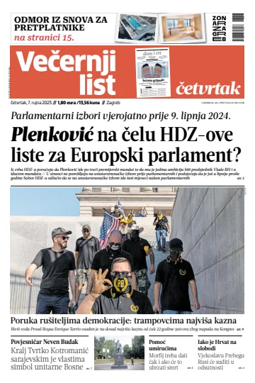 Večernji list - Zagreb - 7 Sep 2023