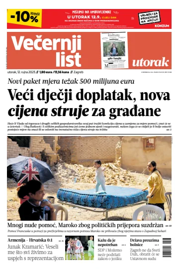 Večernji list - Zagreb - 12 Sep 2023
