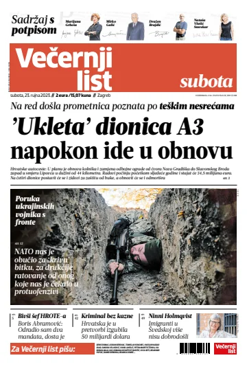 Večernji list - Zagreb - 23 Sep 2023