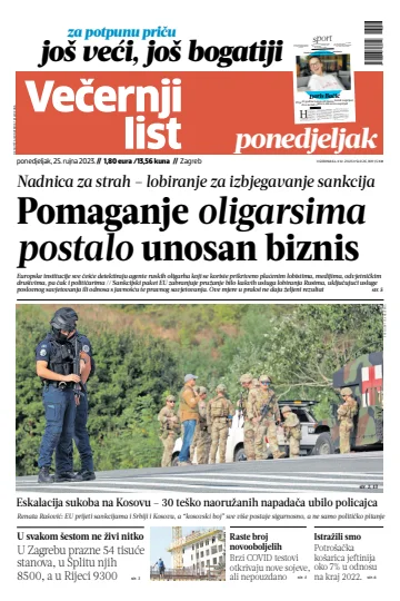Večernji list - Zagreb - 25 Sep 2023
