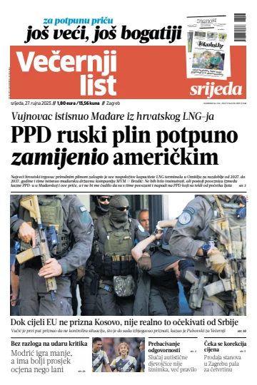Večernji list - Zagreb - 27 Sep 2023