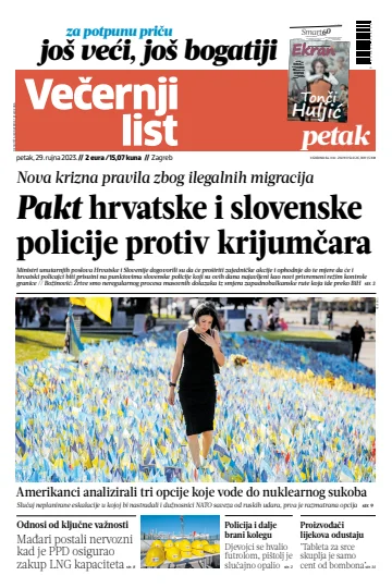 Večernji list - Zagreb - 29 Sep 2023