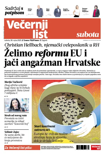 Večernji list - Zagreb - 30 Sep 2023