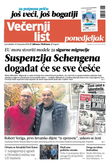 Večernji list - Zagreb - 23 Oct 2023