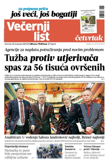 Večernji list - Zagreb - 26 Oct 2023