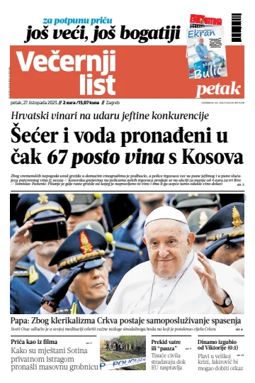 Večernji list - Zagreb - 27 Oct 2023