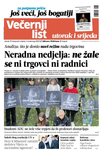 Večernji list - Zagreb - 31 Oct 2023