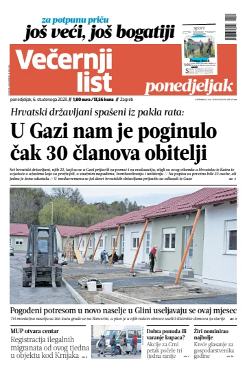 Večernji list - Zagreb - 6 Nov 2023