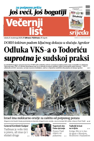 Večernji list - Zagreb - 8 Nov 2023