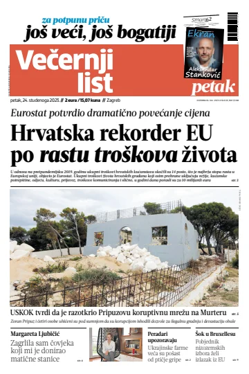 Večernji list - Zagreb - 24 Nov 2023