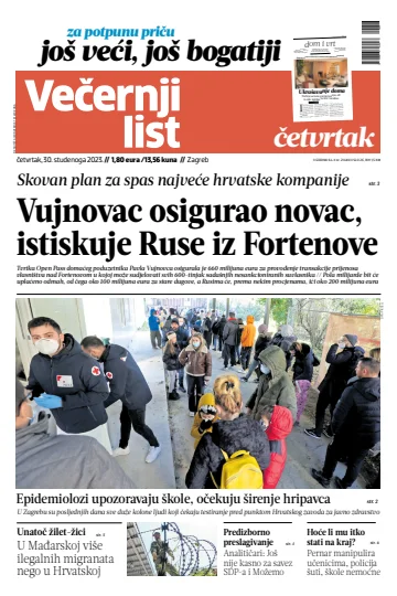 Večernji list - Zagreb - 30 Nov 2023