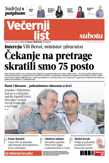 Večernji list - Zagreb - 9 Dec 2023